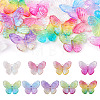  18Pcs 9 Colors Transparent Resin Pendants RESI-TA0002-03-11