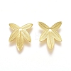 Autumn Theme Brass Filigree Pendants KK-G368-06C-1
