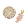 12Pcs Frosted Acrylic Flower Pendant Decorations AC-CJ1071-G-3