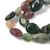 Natural Indian Agate Nuggets Beads Strands X-G-J335-02-3