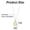 1Pc Initial Letter Brass Pendant Necklaces NJEW-YW0001-24Q-2