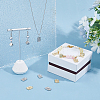 Brass Micro Pave Clear Cubic Zirconia Pendants KK-HS0002-24-4