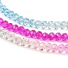 Transparent Painted Glass Beads Strands LS-DGLA-A034-T4mm-A14-4