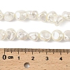 Electroplated Shell Pearl Beads Strands BSHE-M036-02A-4