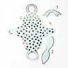 Handbags Shape Polka Dot Pattern Paper Candy Gift Fold Bags X1-BT-TAC0001-02A-3