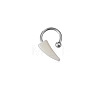 Acrylic Tusk 316L Surgical Stainless Steel Horseshoe Barbell Lip Rings FS-WG3DDAE-01-1