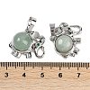 Natural Green Aventurine Pendants G-I374-A-P11-3
