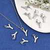 SHEGRACE Brass Micro Pave Clear Cubic Zirconia Pendants XGRQ29097-394P-Y-5