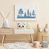 US 1 Set Forest Theme PET Hollow Out Drawing Painting Stencils DIY-MA0001-42A-6