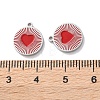 304 Stainless Steel Enamel Charms STAS-M102-23P-01-3