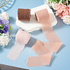3 Rolls Polyester Raw Edges Ribbons SRIB-TAC0002-26E-6