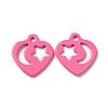 Spray Painted 201 Stainless Steel Charms STAS-G304-15D-1