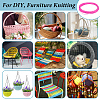 Plastic Rattan Wicker Strips DIY-WH0816-132E-5