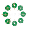 8Pcs 2 Colors Natural Malaysia Jade Connector Charms FIND-AR0003-05-1