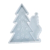 DIY Christmas Tree with Santa Claus Pendant Silicone Molds XMAS-PW0001-007-3