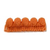 Nylon Pom Pom Ball Lace Ribbon OCOR-WH0097-58E-1