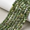 Natural Green Jasper Beads Strands G-RM250101-C10-1