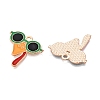 Thanksgiving Day Theme Alloy Enamel Pendants ENAM-T020-35A-2