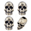 4Pcs Brass European Beads KK-FH0008-40AS-1