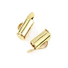 SHEGRACE Brass Slide On End Clasp Tubes XGRQ1R438-356G-2