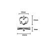 304 Stainless Steel Toggle Clasps PW-WG419A3-03-2