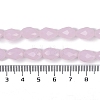 Electroplate Imitation Jade Glass Beads Strands GLAA-N005-J4mm-D01-4