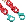 Personalized Aluminium & Acrylic Chain Necklaces X-NJEW-JN02911-02-3