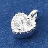 925 Sterling Silver Cubic Zirconia Charms STER-Q005-01A-A-2