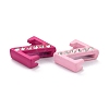 Spray Painted Zinc Alloy Slide Charms ALRI-WH0005-13Z-3