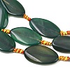 Natural Banded Agate Beads Strands G-F825-H01-01B-3