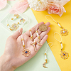 1 Set Alloy Rhinestone Cell Phone Charms Chain HJEW-BC0001-33-3
