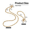 Yilisi 8Pcs 8 Style 304 Stainless Steel Figaro Chains Necklaces and Bracelets SJEW-YS0001-02-12