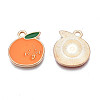 Alloy Enamel Pendants PALLOY-N160-024-2