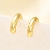 Rack Plating Brass Ring Cuff Earrings for Women EJEW-H135-01G-02-4
