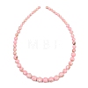 Synthetic Turquoise and Sea Shell Assembled Graduated Beads Strands GG-CBA2AE1-A07-B-4