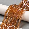 Transparent Electroplate Glass Beads Strands LS-GLAA-F029-2mm-A28-4