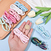 9Pcs 9 Colors Round PU Leather Cord OCOR-SC0001-16-3