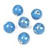Glazed Porcelain Beads PORC-D001-18mm-12-2