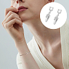 6Pcs Brass Fold Over Clasps KK-FH0007-43B-6