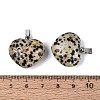 Natural Dalmatian Jasper Pendants G-N362-05P-09-3