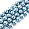 Shell Pearl Beads Strands BSHE-K015-12mm-02-1