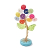 Resin Button Tree of Life Decorations AJEW-JF03414-04-2