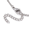 Non-Tarnish 3Pcs 3 Styles 304 Stainless Steel Macrame Pouch Necklace Makings NJEW-JN04901-02-6