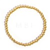 Summer 304 Stainless Steel Round Bead Stretch Bracelets AF7427-2-1