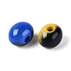 Spray Painted Opaque Acrylic Beads SACR-T018-21M-2