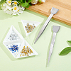 Triangle Plastic DIY Melty Beads Fuse Bead Tray DIY-ME0003-81-4