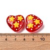 Glass Enamel Beads GLAA-Q125-01A-03-4