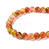 Faceted Rondelle Dyed Natural White Jade Bead Strands LS-G-D073-01A-2