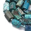 Natural Chrysocolla and Lapis Lazuli Beads Strands G-C275-A01-01-4