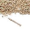 Electroplate Glass Seed Beads X-SEED-Q003-1-4